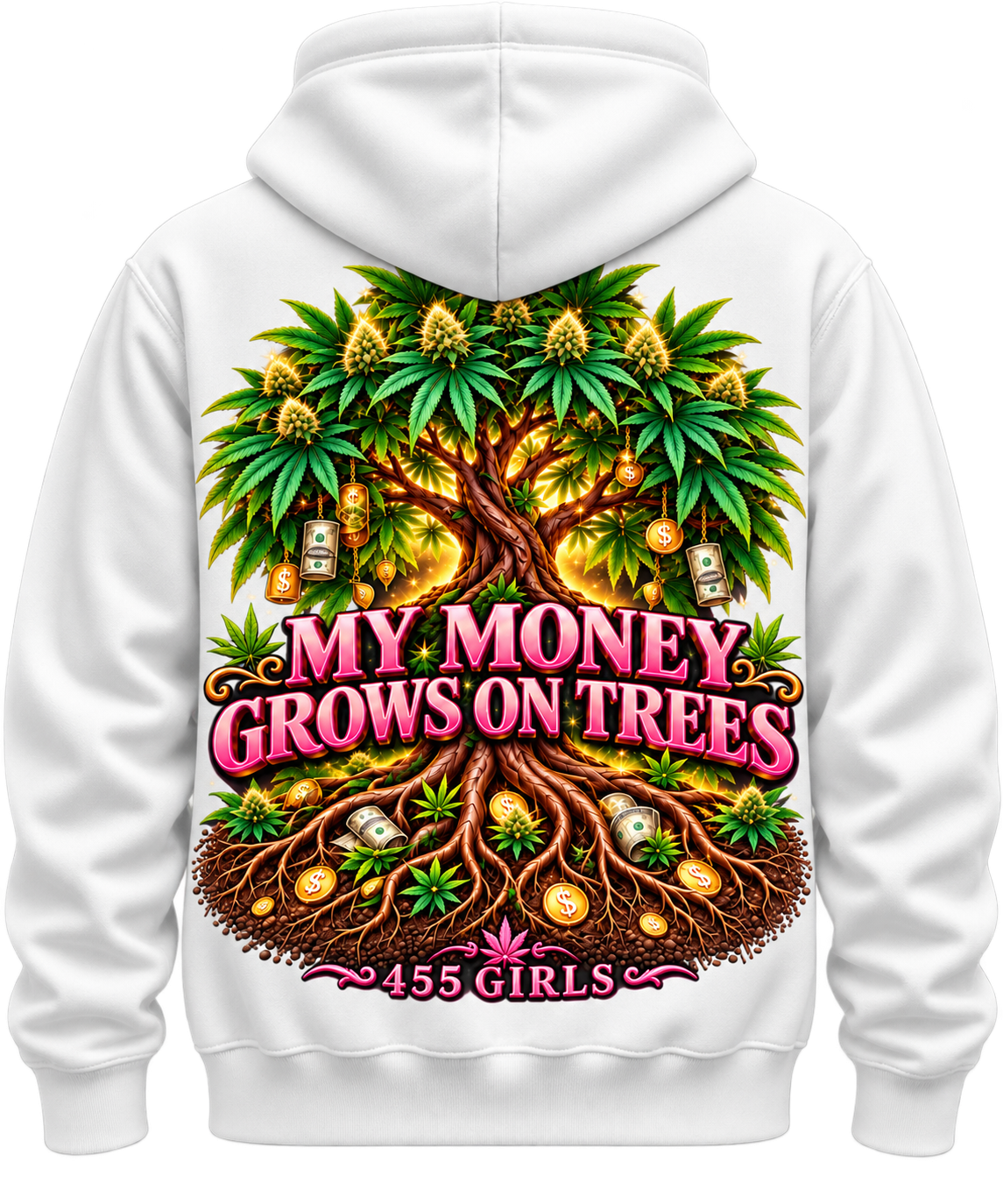 455.0GIRLS MONEY TREE HOODIE