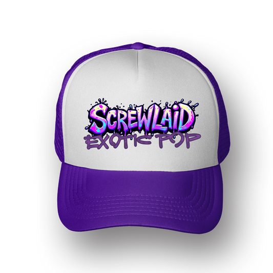 SCREWLAID FOAM TRUCKER HAT - PURPLE